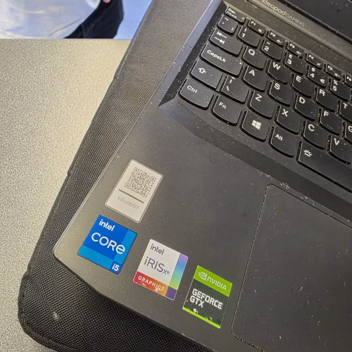 Ideapad Gaming Laptop Laptop with Intel and NVIDIA stickers