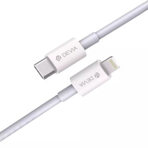 Devia - Comma 1.5m (18W) Power Delivery - Type C to MFI Lightning Cable - White