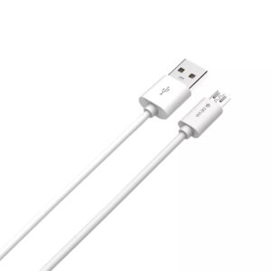 Devia - 2m (2.1A) USB to MicroUSB Cable - White