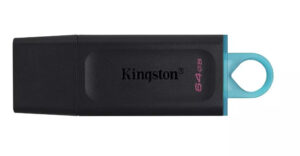 Kingston - USB 3.2 Flash Drive with Protective Cap & Keyring - 64GB