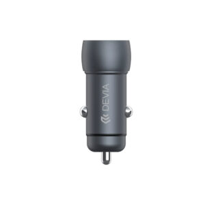 Devia - 30W Power Delivery USB-C & Qualcomm 3.0 USB Port Car Adapter - Black