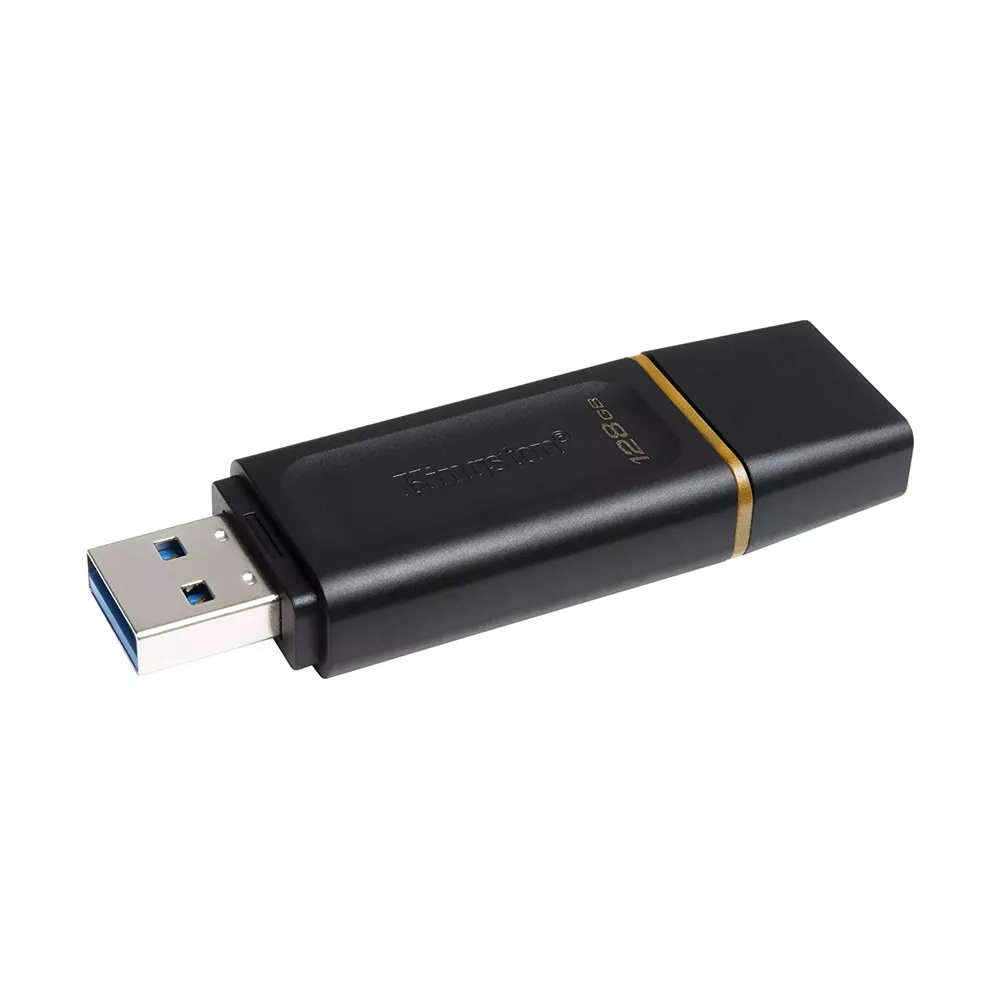 Kingston - USB 3.2 Flash Drive with Protective Cap & Keyring - 128GB